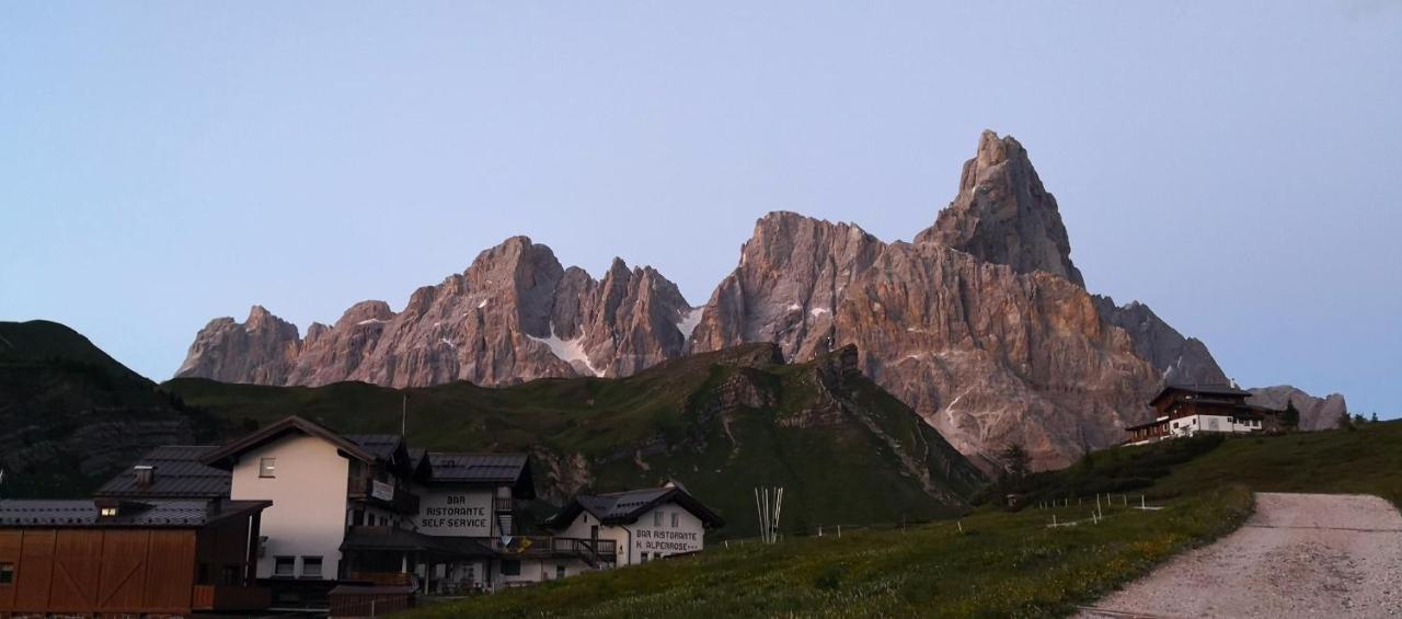 Hotel Alpenrose Passo Rolle Bagian luar foto